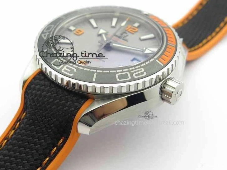 0505 UrbanStyle Planet Ocean 2016 43.5mm SS OM 1:1 Best Edition Gray Dial On Black Nylon Strap A 8168